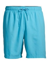 George Swim Trunks All Guy Colorblocked 8 in Aqua Wave Swim Shorts Mens 3XL NEW