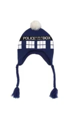 Doctor Who: Tardis Knit Laplander Beanie Hat