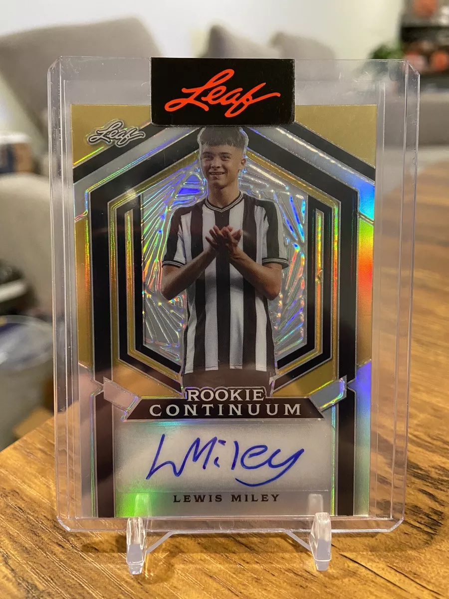 2023 Leaf Metal Continuum Lewis Miley Rookie Auto #7/30 Newcastle United RC 🔥📈
