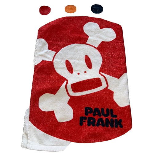 Paul Frank Julius Affen Strandtuch Affe Totenkopf & gekreuzte Knochen 53x29 Etikett verblasst - Bild 8 von 8