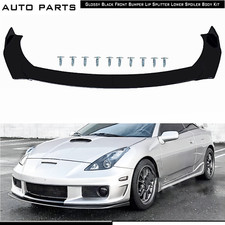 For Toyota Celica 2000-2005 Front Bumper Lip Bod Kit Spoiler Splitter Gloss Blac For Toyota Celica 2000-2005 Front Bumper Lip Bod Kit Spoiler Splitter Gloss Blac