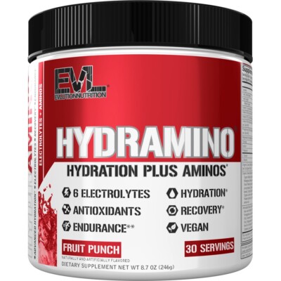 EVL Hydramino: Ultimate Electrolyte Formula for Hydration, Endurance & Recovery