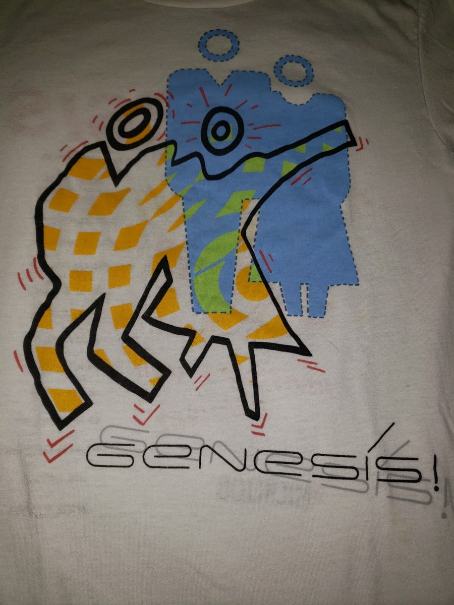 Vintage Genesis 1987 Authentic Concert T Shirt Invisible Touch