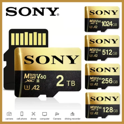 Original SONY New Micro SD Card 2TB High Speed Memory Card Class TF Card for Dro
