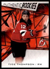 2021-22 SP Game Used Red Fragment #181 Tyce Thompson RC 35/205 New Jersey Devils