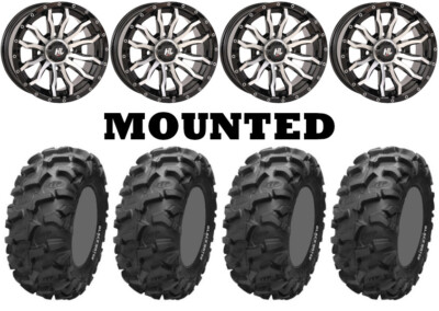 Kit 4 ITP Blackwater Evolution 28x9-14/28x10-14 on HL21 Machined HP1K