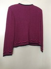 Womens SZ 10   Sweater Cardigan   Multi Color Name tag removed gorgeous STRETCH — photo 2