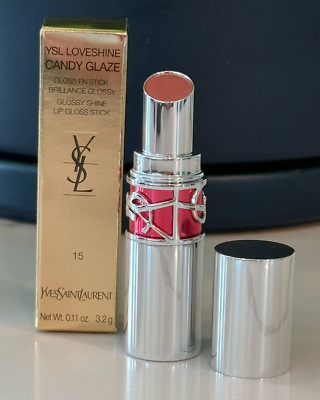 YSL LOVESHINE CANDY GLAZE #15 Showcasing Nude - Retail Sz 3.2g/0.11 oz