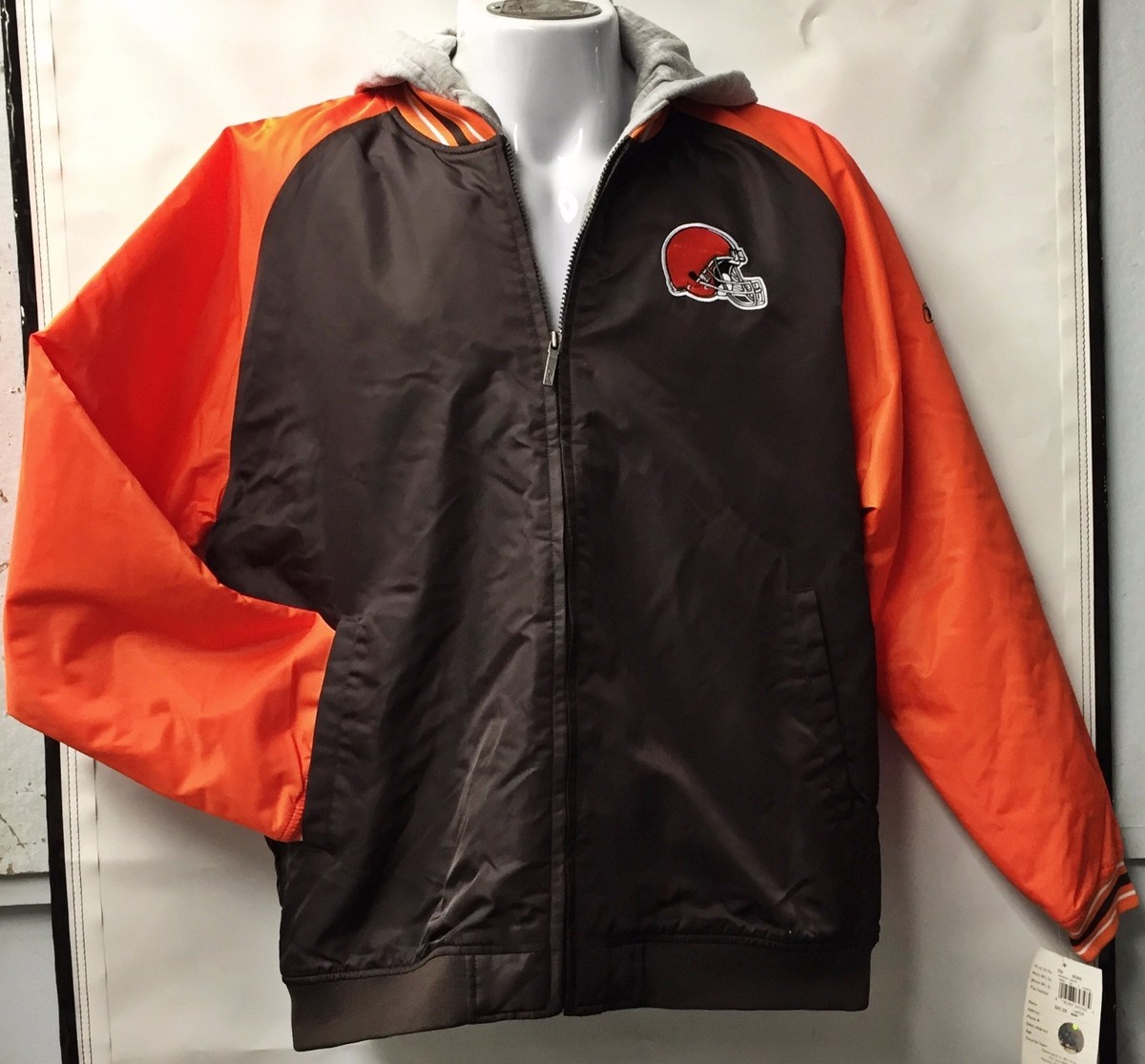 Cleveland Browns Reebok NFL Full Zip Lined Midweight Men
