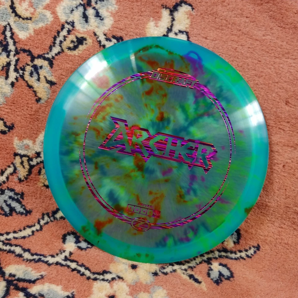 Archer Elite-Z Blue Purple Foil 176g New Discraft Prime Rare Custom Dye Disc  - Image 2 of 4