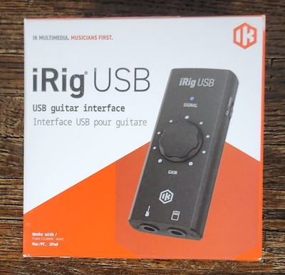 IK Multimedia iRig USB  Audio Streaming Interface BRAND NEW!!! FACTORY SEALED!!!