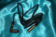 Hosa 5 Ft Balanced Interconnect XLR3F to XLR3M Angle Patch Cable, XFF-105