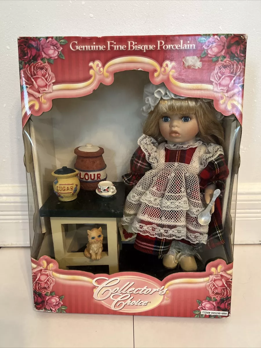 Genuine Fine Bisque Porcelain Doll