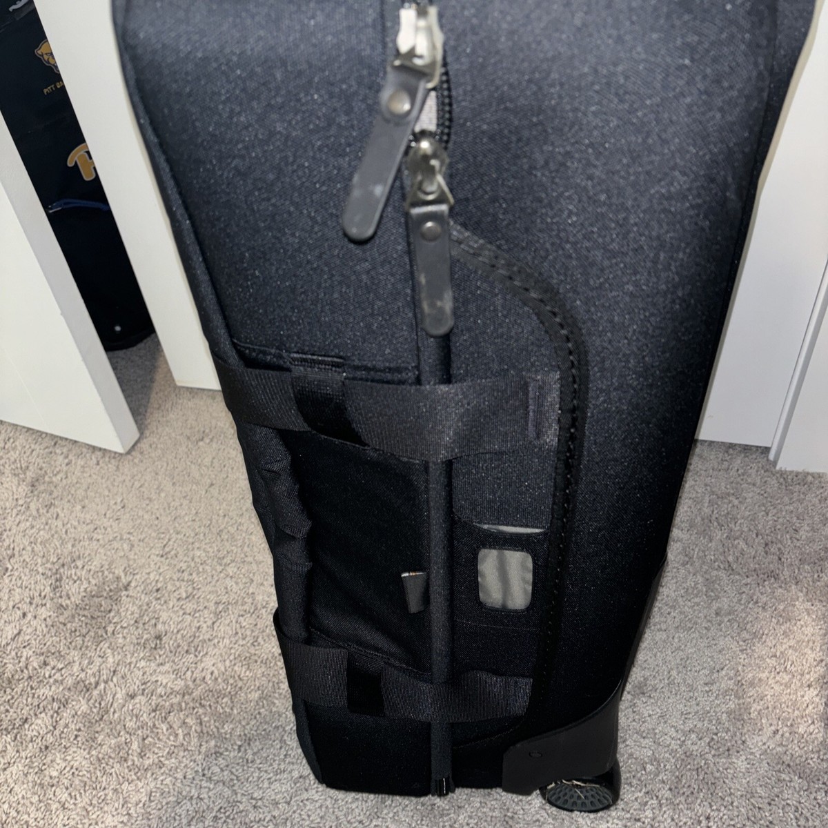 Nike Fiftyone49 Cordura Suitcase Roller Travel Black NWT PBZ279