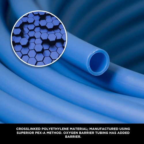 Versatile 1/2 Inch x 1000 Ft Blue PEX Tubing - Easy Install for Plumbing Needs - Picture 6 of 10
