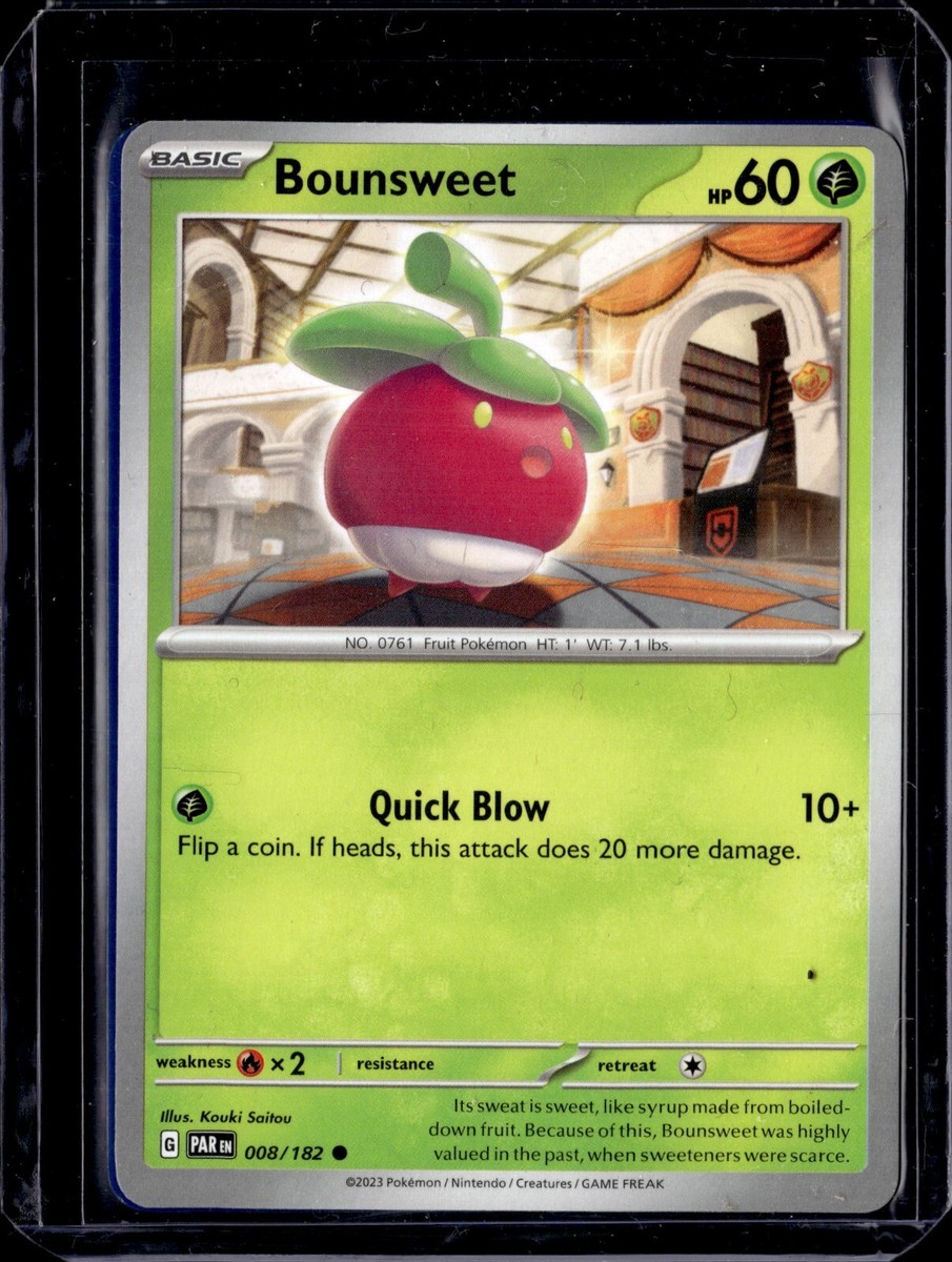 Pokemon - Bounsweet - 008/182 - Paradox Rift - NM/M Pokemon - Bounsweet - 008/182 - Paradox Rift - NM/M