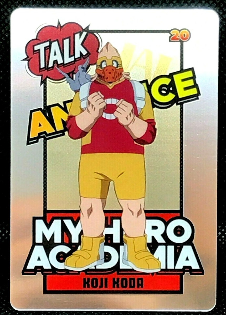 Koji Koda My Hero Academia Bandai Shueisha Japan Metal Card