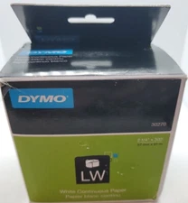 Genuine DYMO Labelwriter Continuous-Roll Receipt Paper, 2 1/4 X 300, White