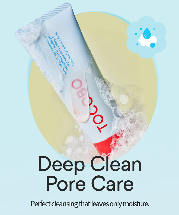 Tocobo Coconut Clay Cleansing Foam (150ml)  - Authentic & Trusted U.S. Seller