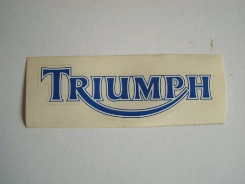 TRIUMPH  AUFKLEBER - BLAU