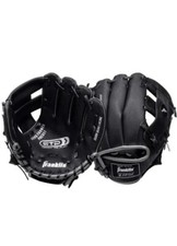 Lot 2 Franklin Sports Ready To Play 8.5" Tee Ball Glove Black Right Hand Throw