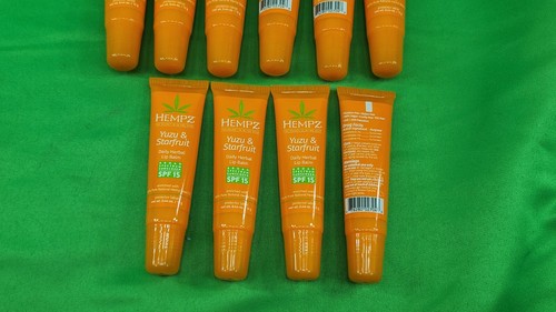 Lot Of 10 HEMPZ YUZU & STARFRUIT Herbal Lip Balm 0.44oz - Picture 3 of 4