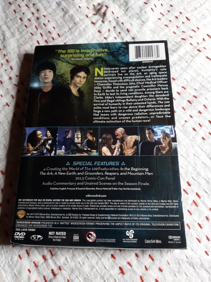 The 100 Season 1 DVD Region 1 Complete First Series One