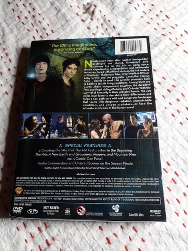 THE 100. Season 1. Dvd.Brand New,Sealed.Reg 1 USA - Picture 2 of 2