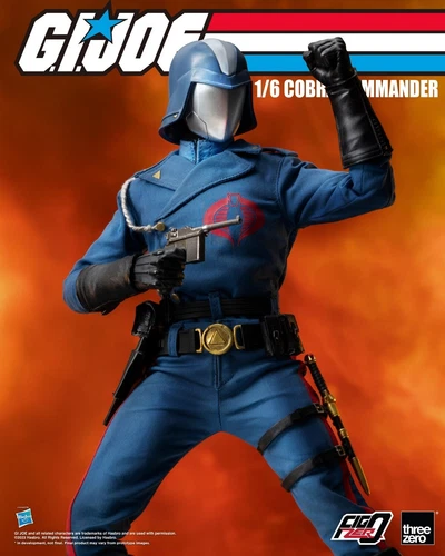 NEW Threezero 3Z03150W0 1/6 G.I. Joe Cobra Commander 12" Action Figure Toy - Picture 11 of 16