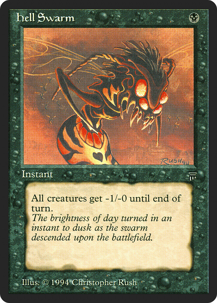 Hell Swarm X (1) Legends Excellent up to Near Mint 4RCards