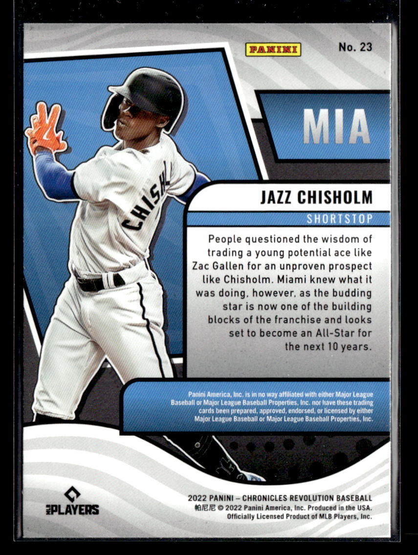 Jazz Chisholm - 2022 Panini Chronicles Revolution #23 Miami
