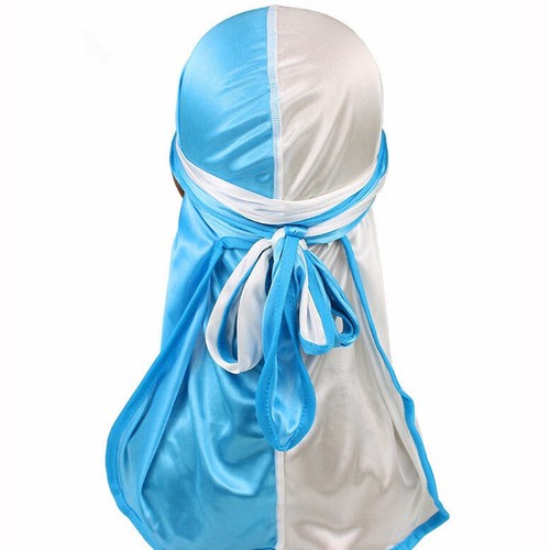 Men Durag Bandana Fit Tie Down Sport Du Rag Head Scarf Wrap Print Bike Hat Cap ' - Picture 6 of 17