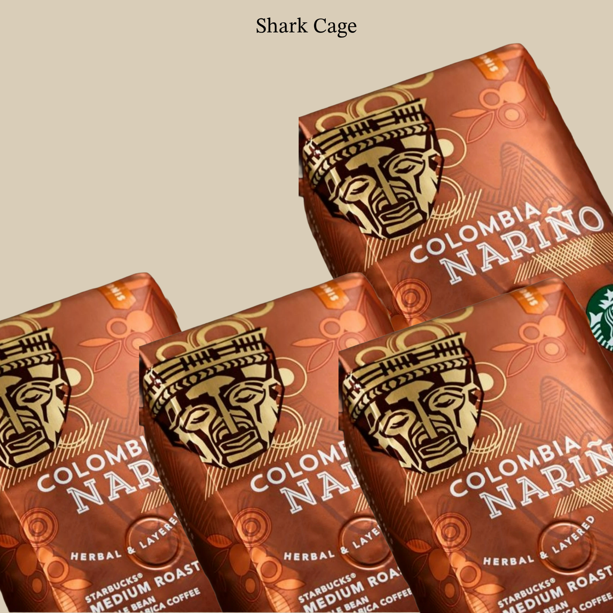 Starbucks Colombia Nariño Whole Bean Coffee 250g Pack of 4 | eBay