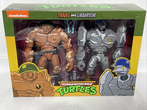 TMNT TRAAG & GRANITOR 7" PULGADAS 2 FIGURAS CONJUNTO PACK NECA NICKELODEON 2020 - Imagen 2 de 3