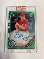  2019 Bowman Chrome - Prospects Autographs James Bourque Green Atomic #1/99