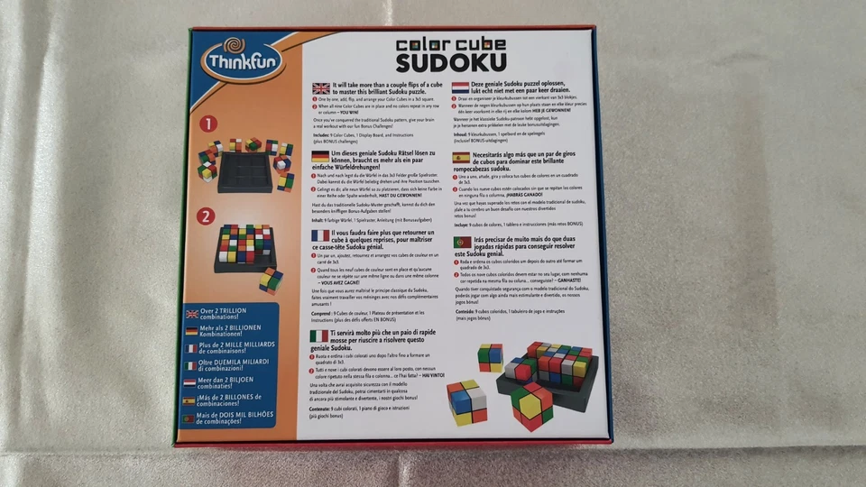 Color Cube Sudoku – Denkspiel / Brettspiel, ThinkFun - Bild 3 von 4