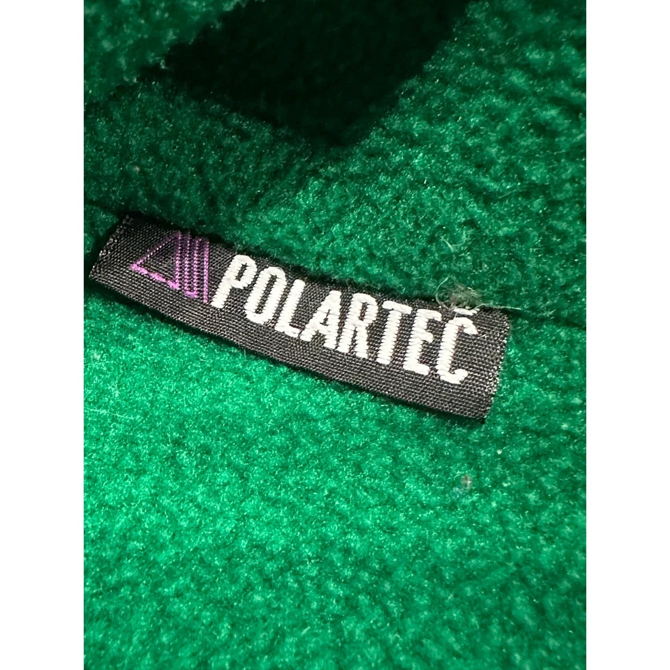 Land’s End Squall Mens Jacket Polartec insulated pockets Vintage Blue Large FLAW - Image 4 of 4