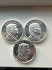 Lot of (3) Donald Trump 2 oz. .999 Silver Rounds - 6 Ounces Total