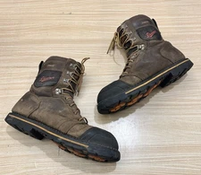 Danner Trakwelt 8" Leather Soft Toe Lace Boot Men's 12 D Brown Logger Work