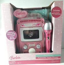 Barbie Sing With Me Karaoke Tape Player With Microphone Karaoke Recording Echo 