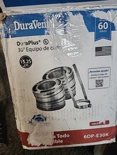 DuraVent 6DP-E30K DuraPlus 6 Inch 30 Degree Stainless Steel Swiveling Elbow Kit