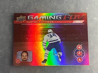 2024-25 Upper Deck NHL Series 1 Gaming FOV #GFOV-11 Auston Matthews