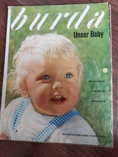 Burda Unser Baby Nr. 32 Zeitschrift Nähen Stricken 1963 komplett viele Fotos