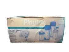 Playtex Drop Ins Disposable Bottle Complete Nurser Starter Set 🚨 SEE Descriptio