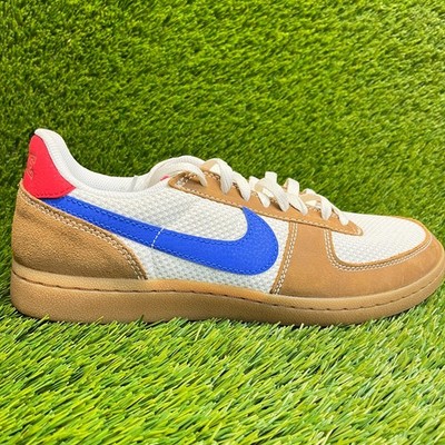 Nike Field General Mens Size 11 Brown White Blue Athletic Running Shoes Sneakers