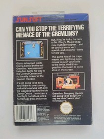 Gremlins 2 The New Batch The Video Game Nintendo NES Complete Working 1990