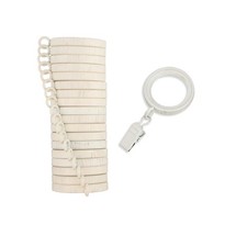 MODE Cambria Designer Series - Premium Easy Glide 18 Count Small Curtain Rings -