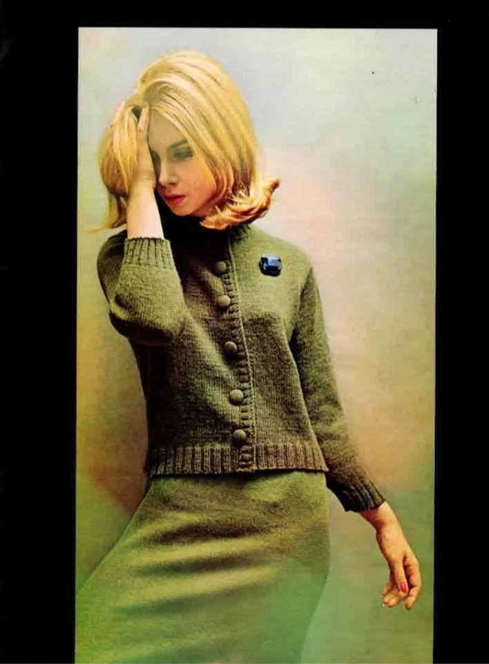 Knitting Pattern Brunswick No 643 Dreams Jackets Sweaters 1960's Fashions VTG - Image 2 of 4