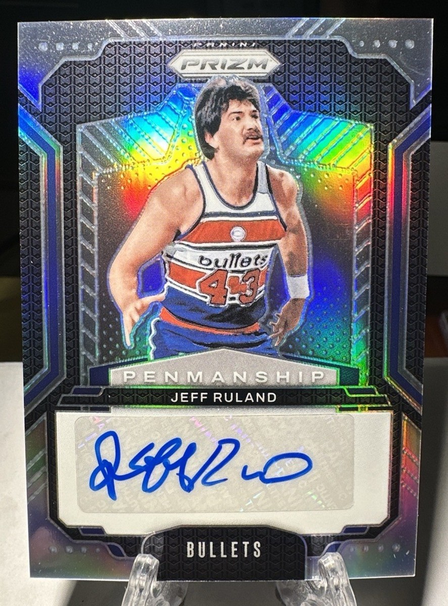 2024-25 Panini Prizm Basketball Penmanship SILVER Jeff Ruland Auto