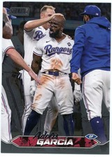 2024 Topps Stadium Club - Adolis Garcia #206 Black Foil SP Rangers